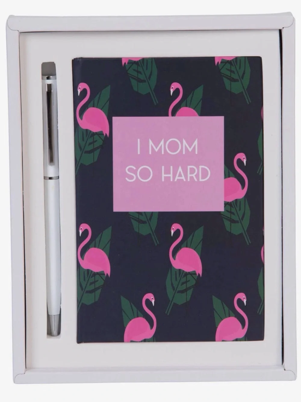 Pink Flamingo Notebook Gift Set - Home Office